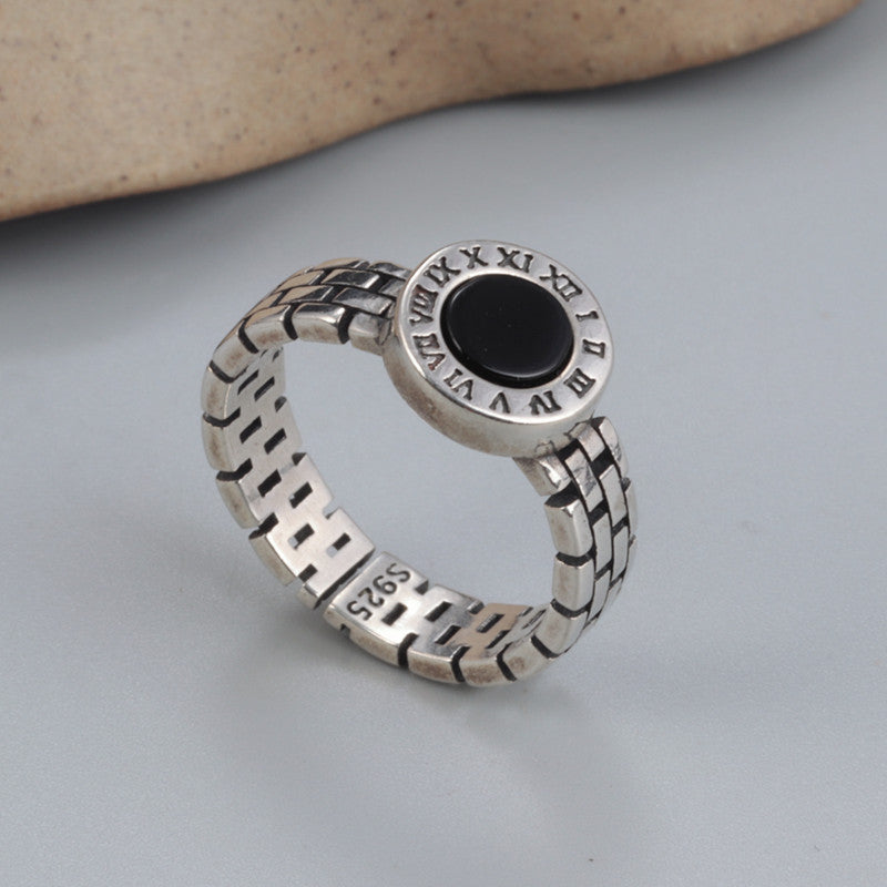 Sterling Silver Black Onyx Ring