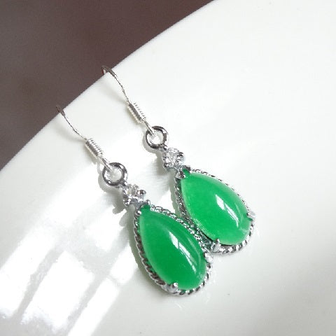 Earrings 925 Silver Chalcedony Earrings