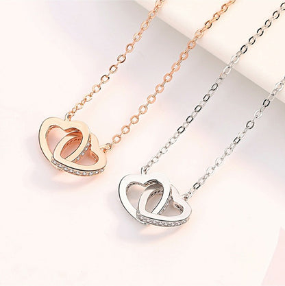 925 silver necklace love