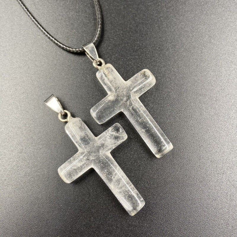 cross semi-precious stones variety