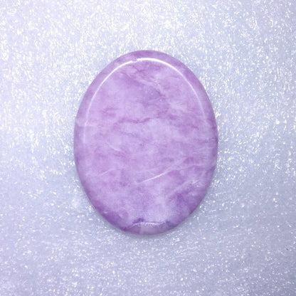 Oval Thumb Stone Natural Crystal