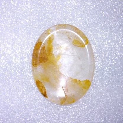 Oval Thumb Stone Natural Crystal