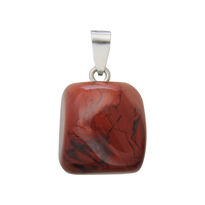 Natural Stone Crystal Random Stone  Necklace Pendant