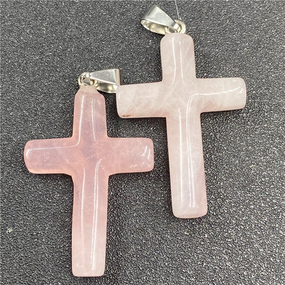 cross semi-precious stones variety