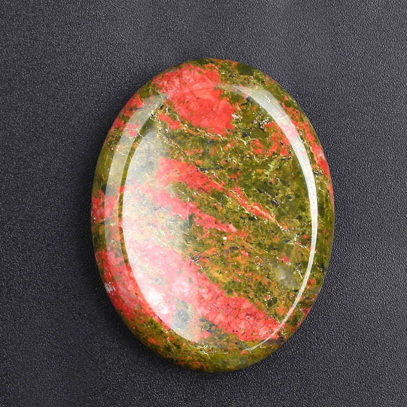 Oval Thumb Stone Natural Crystal