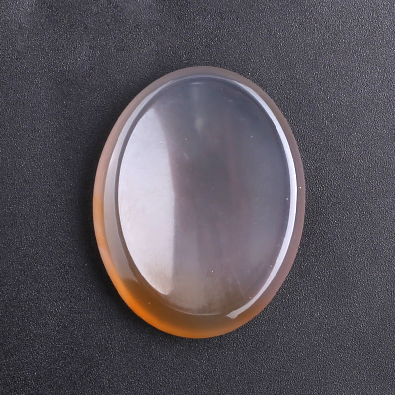 Oval Thumb Stone Natural Crystal