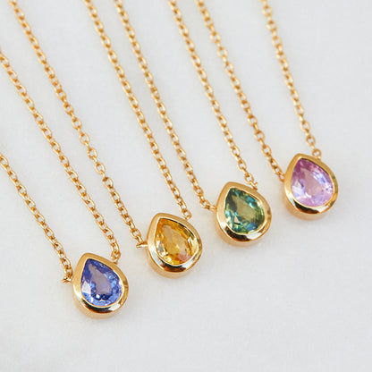 Luxury New 925 Silver multicolor Necklace