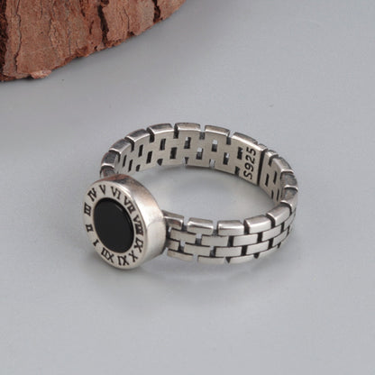 Sterling Silver Black Onyx Ring