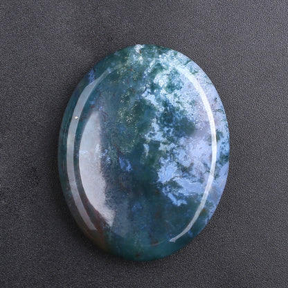 Oval Thumb Stone Natural Crystal