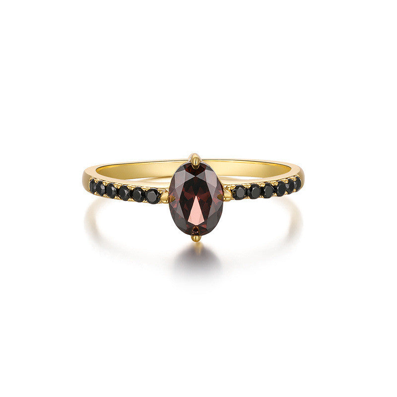 StoneCraft™  Black Onyx Cluster Ring