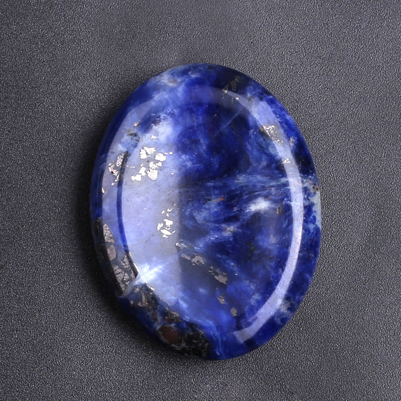 Oval Thumb Stone Natural Crystal