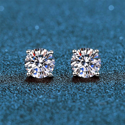 S925 Silver Moissanite Earrings