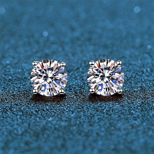 S925 Silver Moissanite Earrings