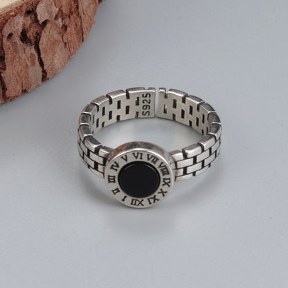 Sterling Silver Black Onyx Ring