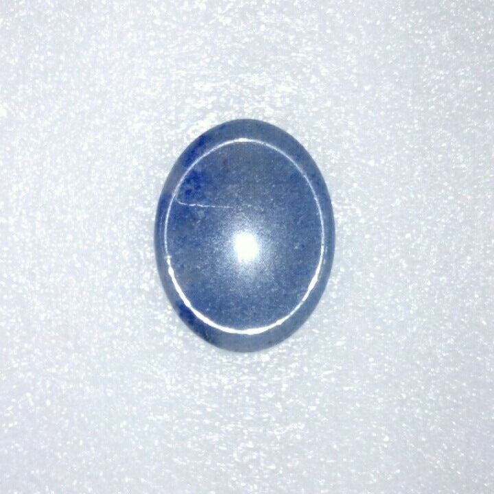 Oval Thumb Stone Natural Crystal