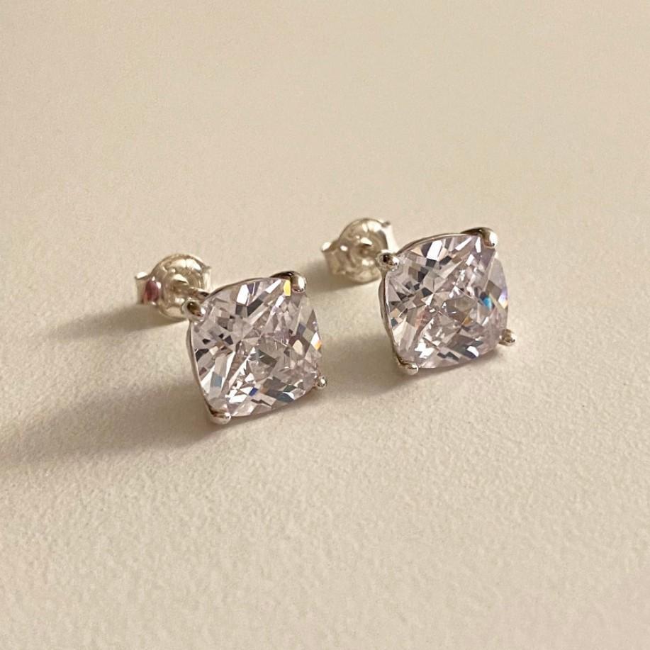 925 Silver Zircon Earrings