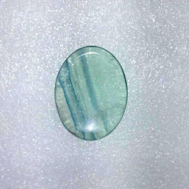 Oval Thumb Stone Natural Crystal