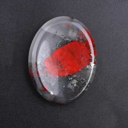 Oval Thumb Stone Natural Crystal