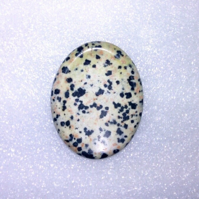 Oval Thumb Stone Natural Crystal