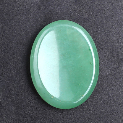 Oval Thumb Stone Natural Crystal