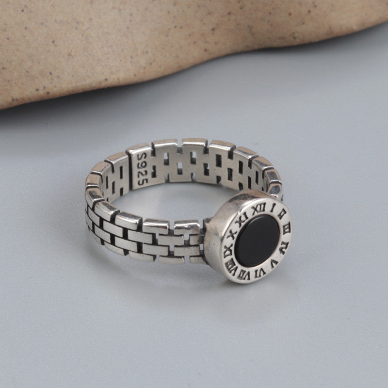 Sterling Silver Black Onyx Ring