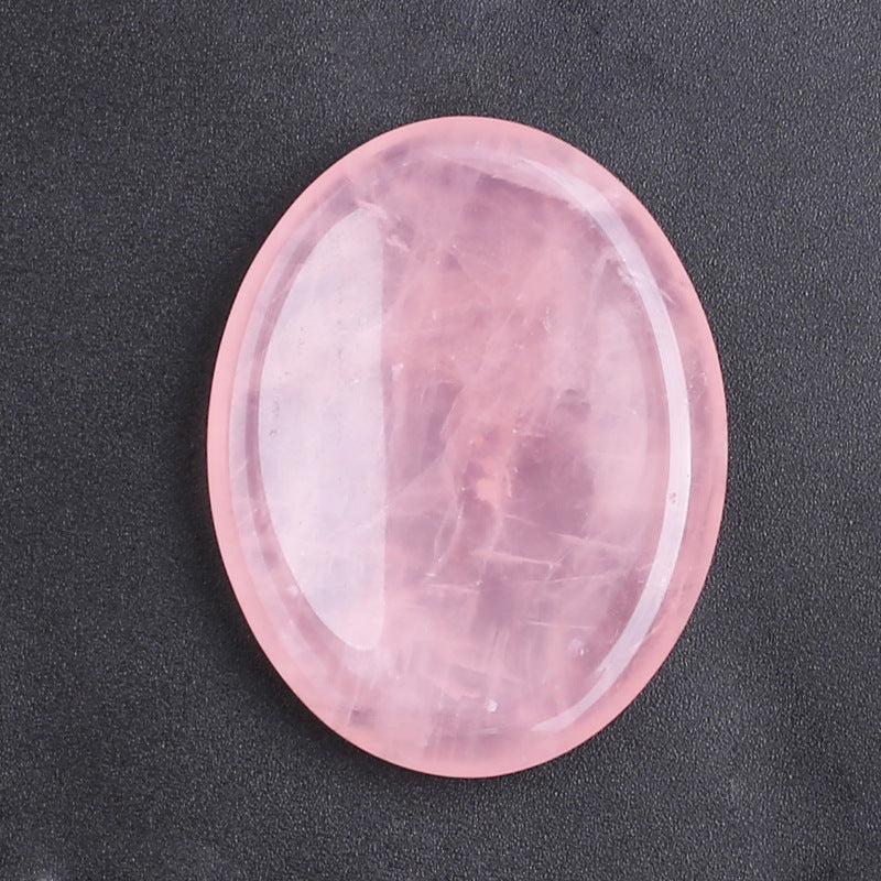 Oval Thumb Stone Natural Crystal